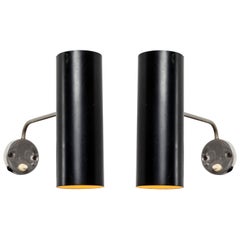 Pair of 1960s Tito Agnoli Wall Lights for O-Luce