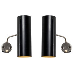 Pair of 1960s Tito Agnoli Wall Lights for O-Luce