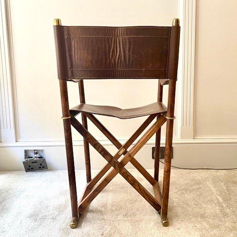 Pair of 1960s Valmazan Folding Campaign Chairs For Sale at 1stDibs