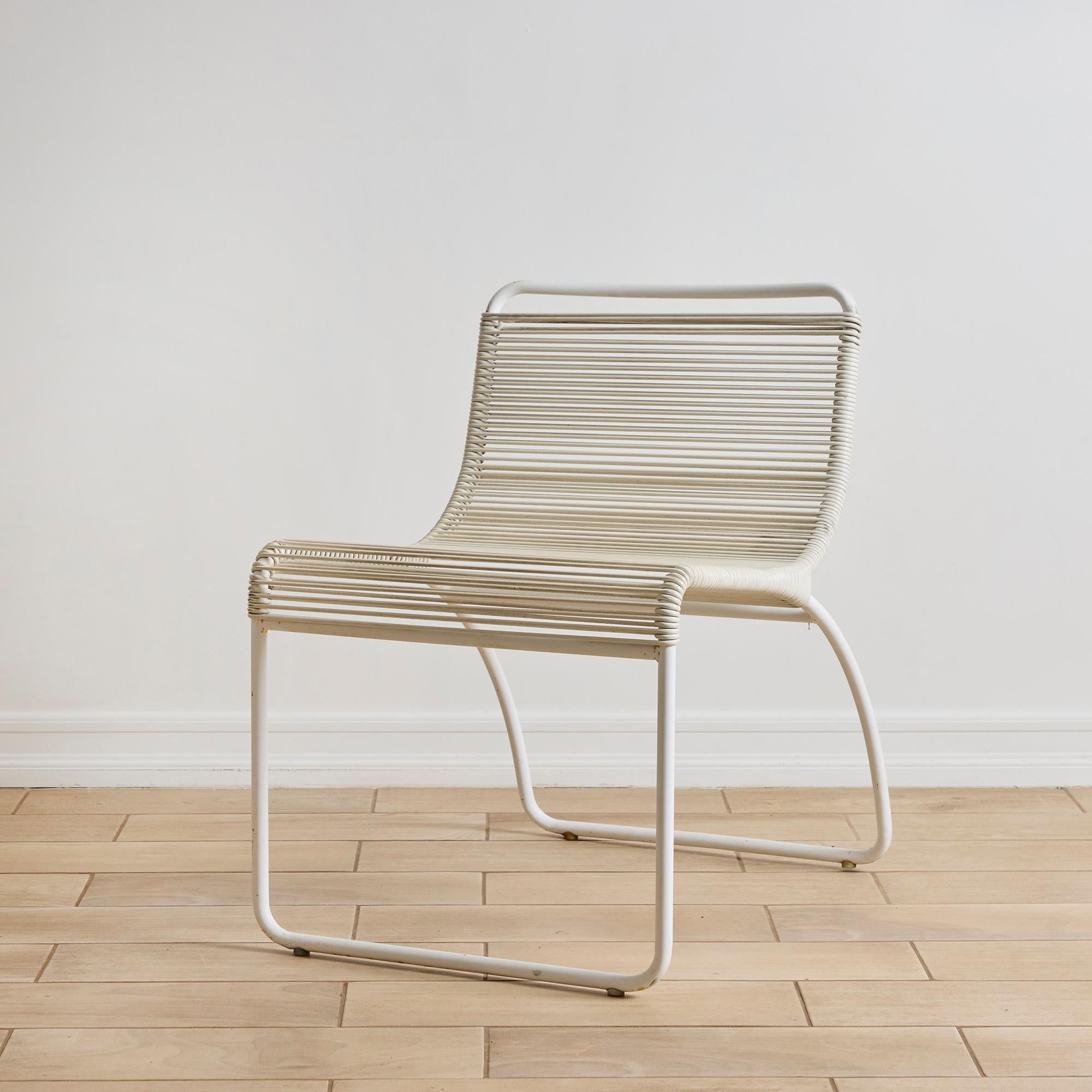 Painted Pair of 1960s VKG Van Keppel & Green Outdoor Lounge Chairs
