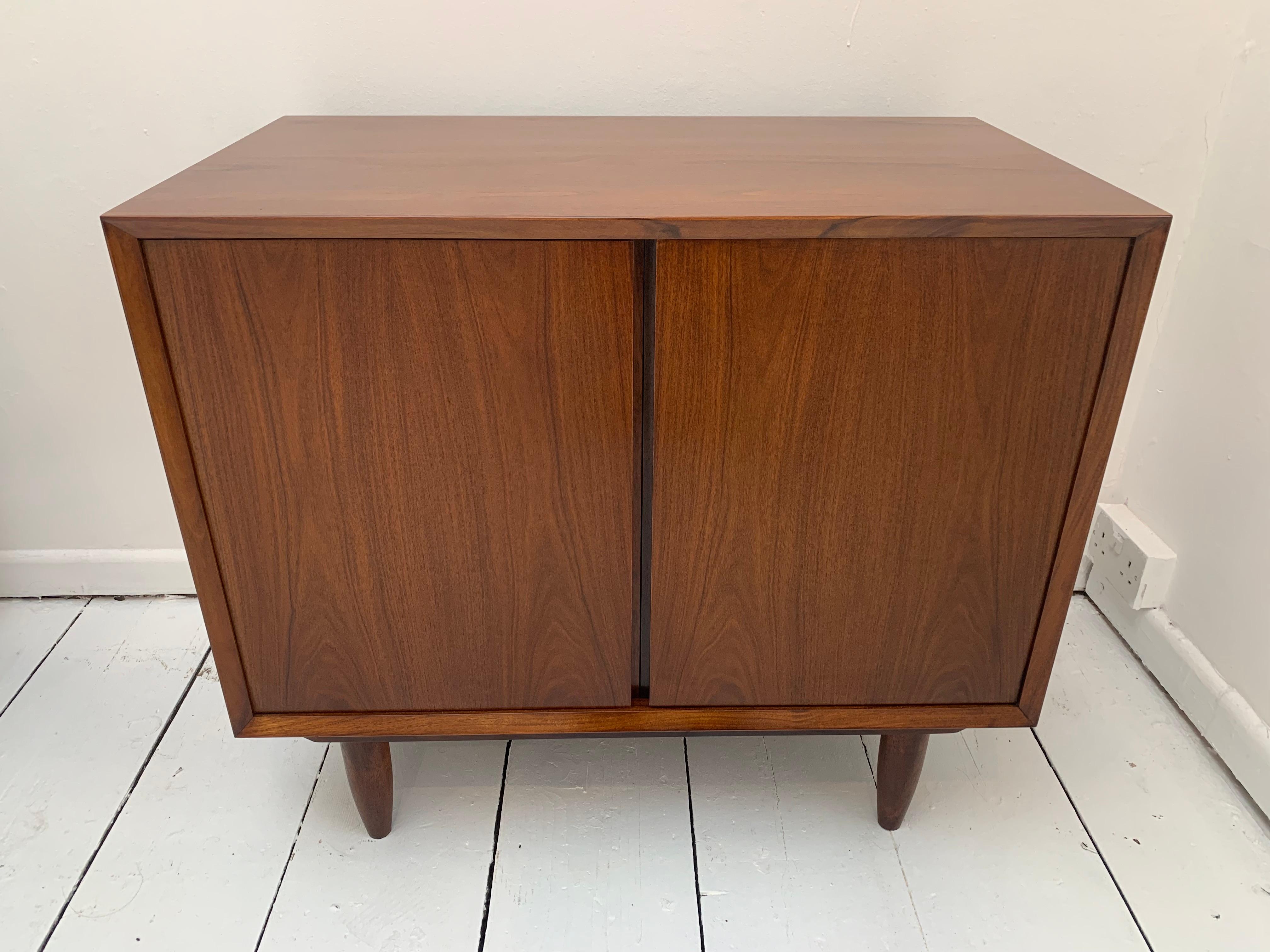Pair of 1960s Vintage Danish Rosewood Poul Cadovius Cabinets for Cado 7