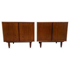 Pair of 1960s Vintage Danish Rosewood Poul Cadovius Cabinets for Cado