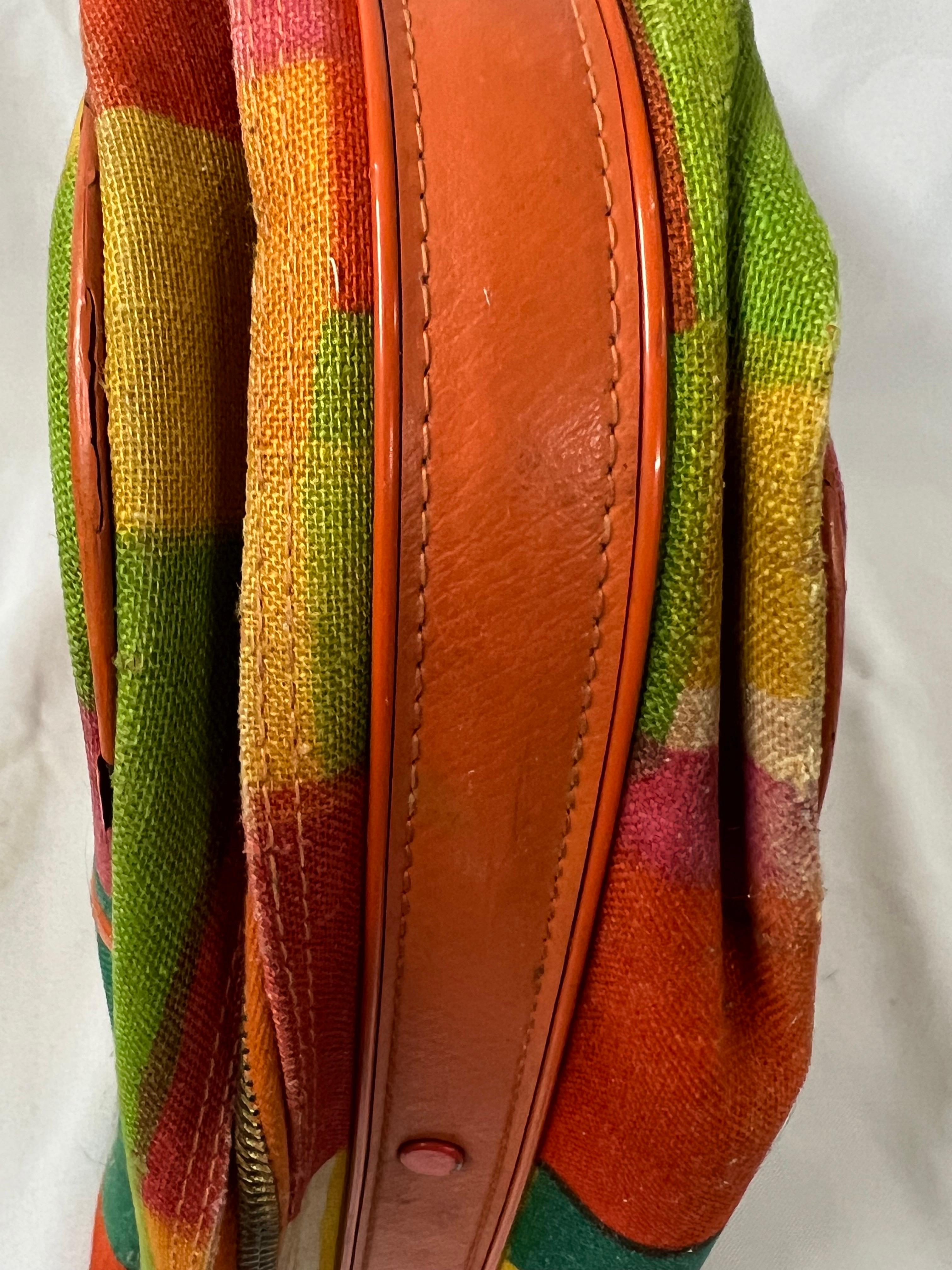 Paire de valises Vintage Hippie Pop Art des années 60 par Gimbels en vente 6