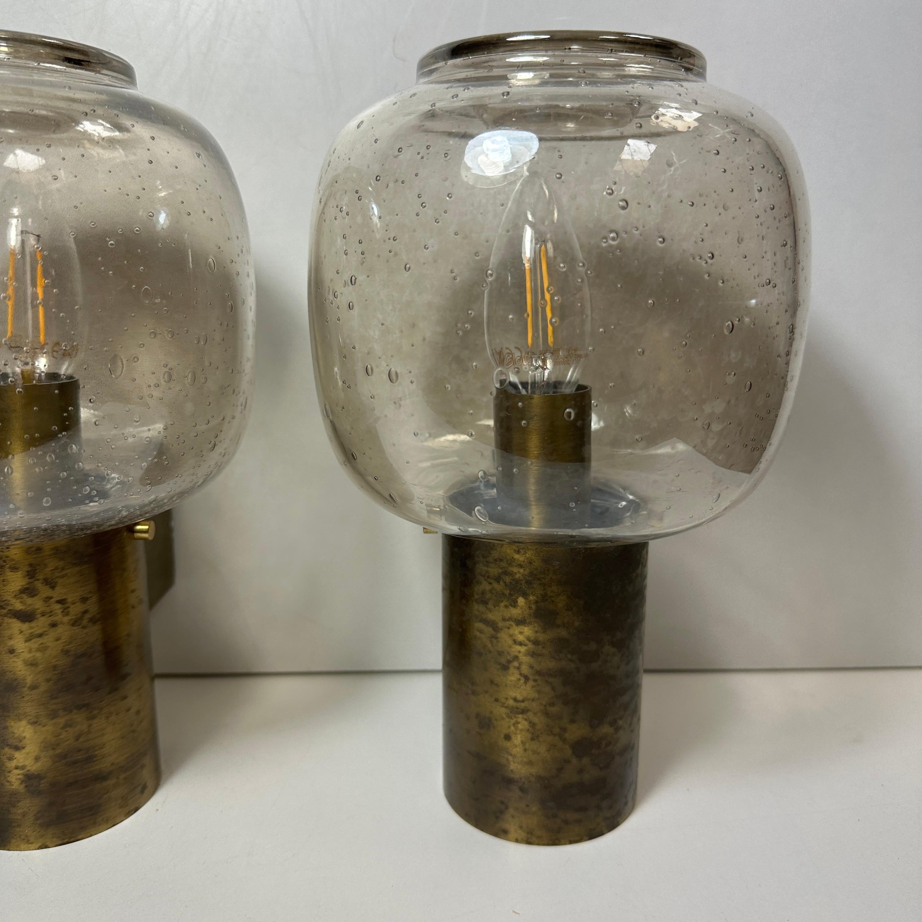 Pair of 1960s Wall Sconces in the Style of Hans - Agne Jakobsson, Skandinavia For Sale 5