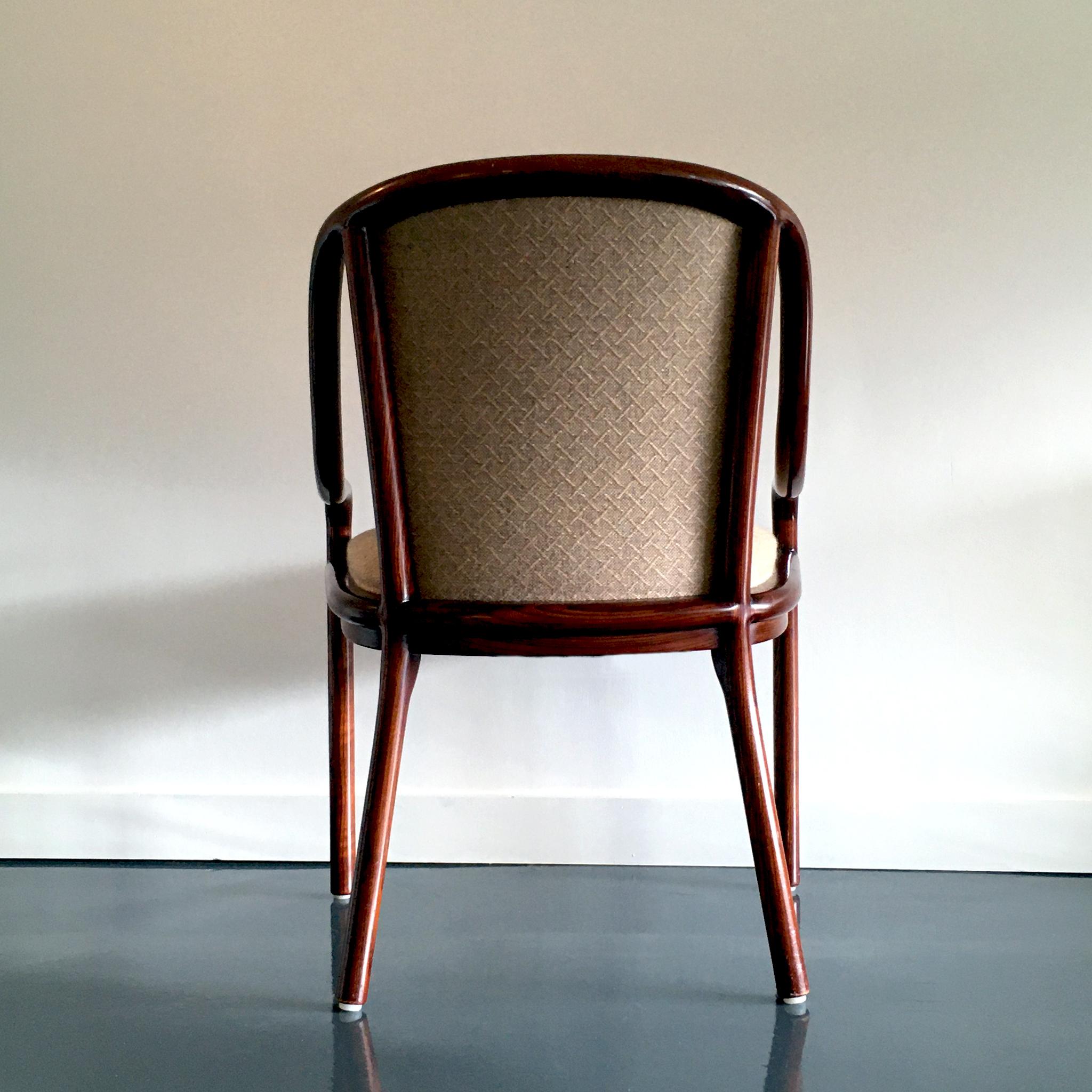 Pair of 1960's Ward Bennett for Brickel Associates Midcentury Ash & Tan Chairs 2