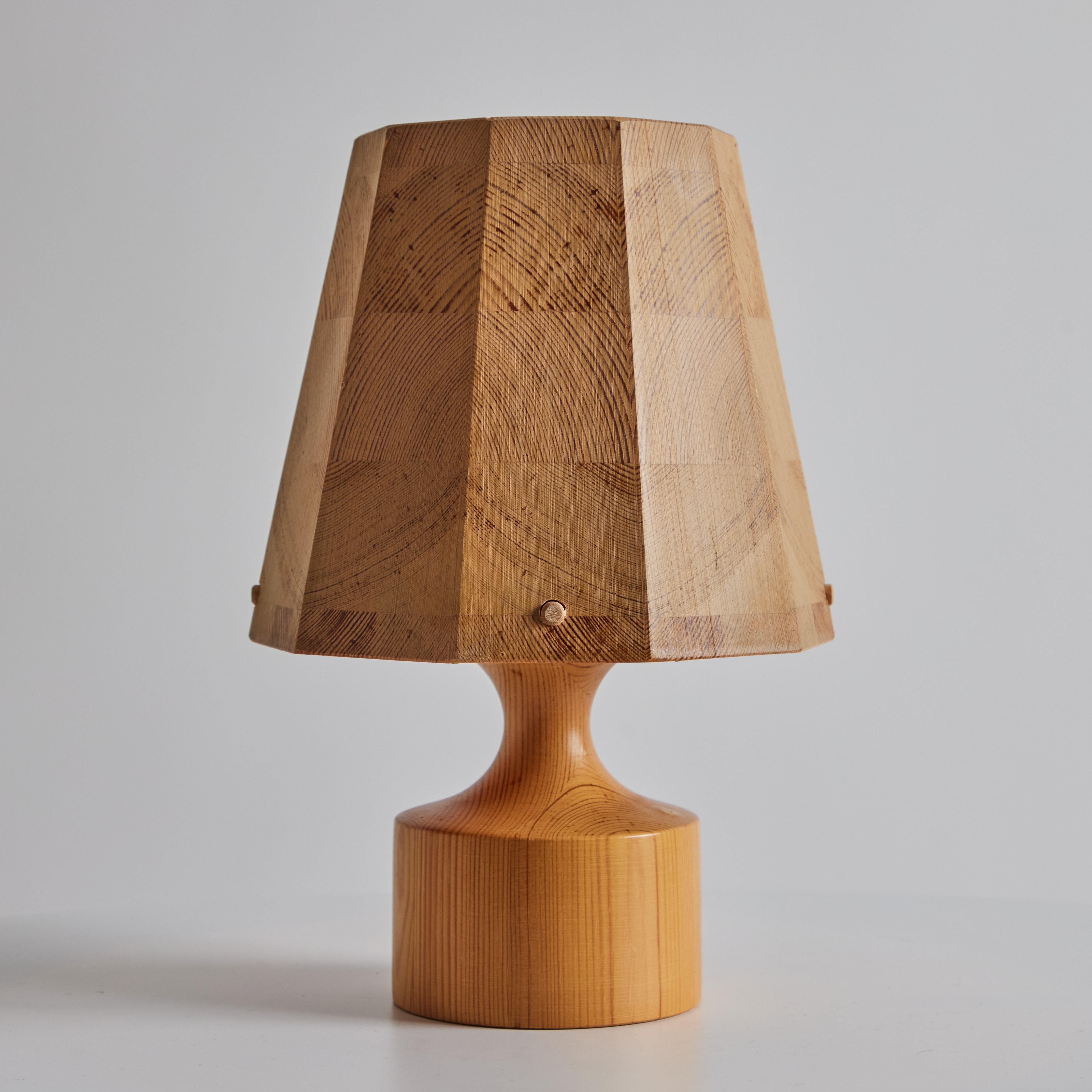 Pair of 1960s Wood Table Lamps Attributed to Hans-Agne Jakobsson for AB Ellysett For Sale 10