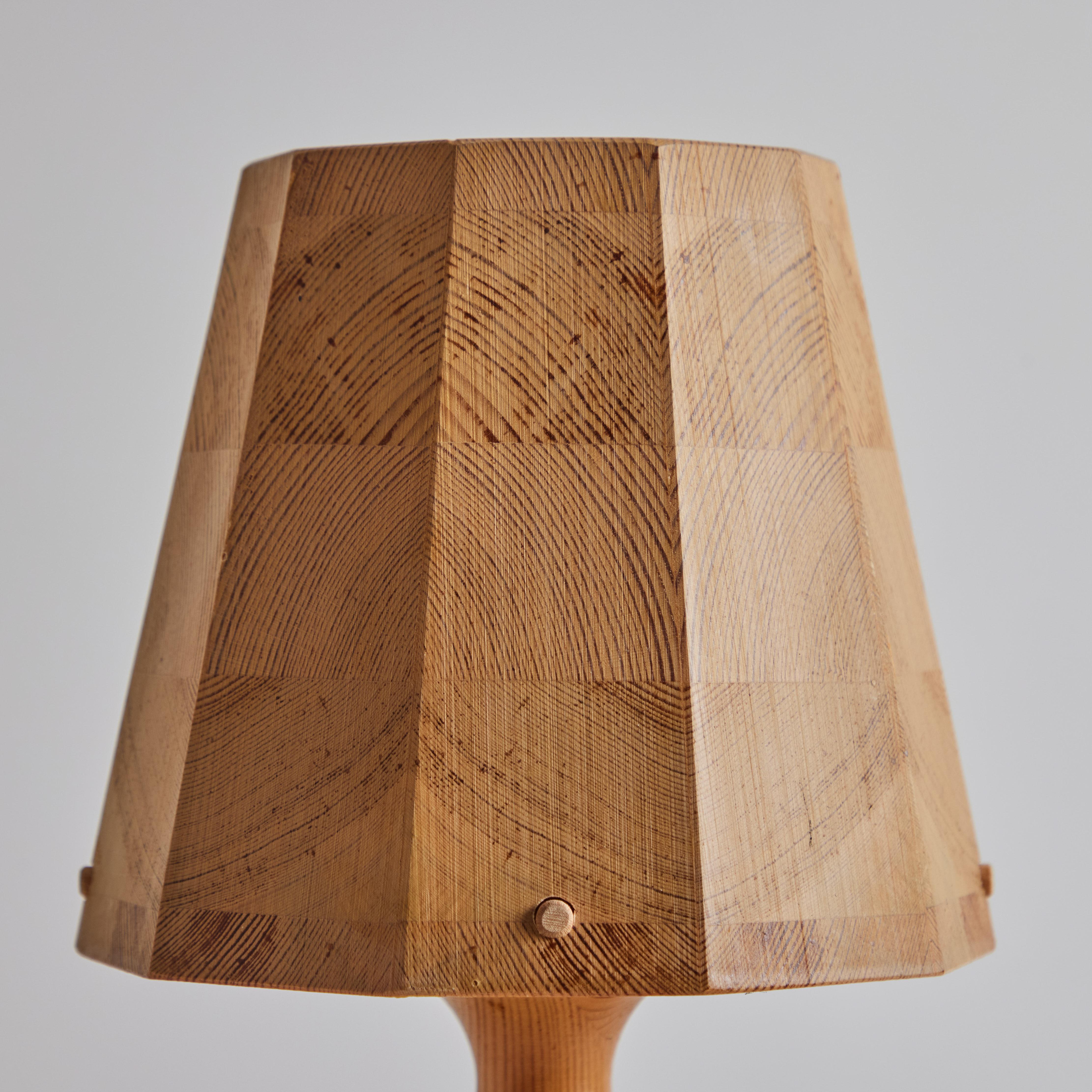 Pair of 1960s Wood Table Lamps Attributed to Hans-Agne Jakobsson for AB Ellysett For Sale 12