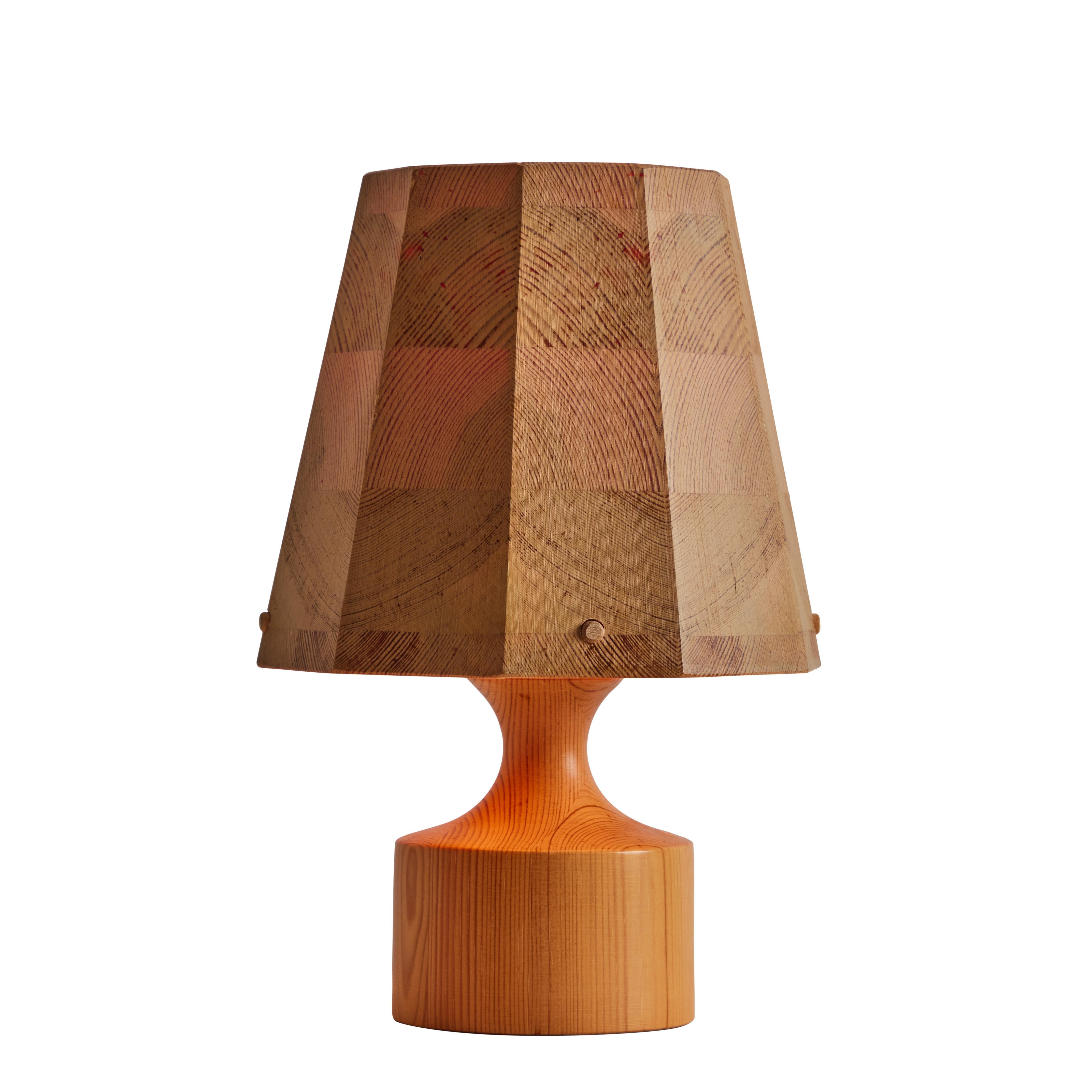 Pair of 1960s Wood Table Lamps Attributed to Hans-Agne Jakobsson for AB Ellysett For Sale 14