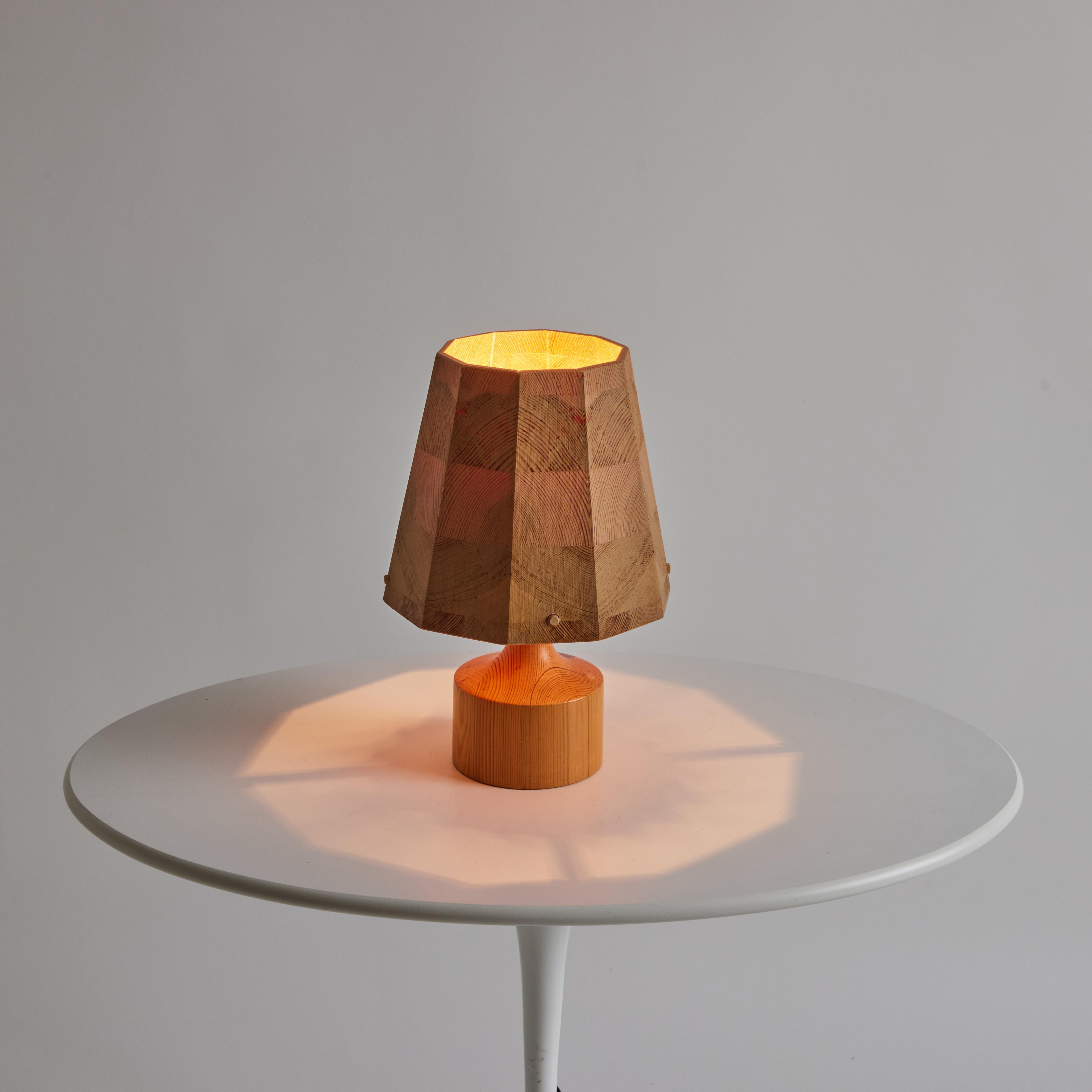 Pair of 1960s Wood Table Lamps Attributed to Hans-Agne Jakobsson for AB Ellysett For Sale 3