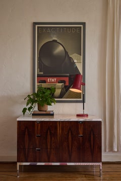 Pair of 1960s Yki Nummi Series 40-040 Red Table Lamps for Stockmann-Orno