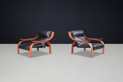 Coppia di sedie da salotto italiane del 1962 in stile Mid-Century Modern di Marco Zanuso per Arflex