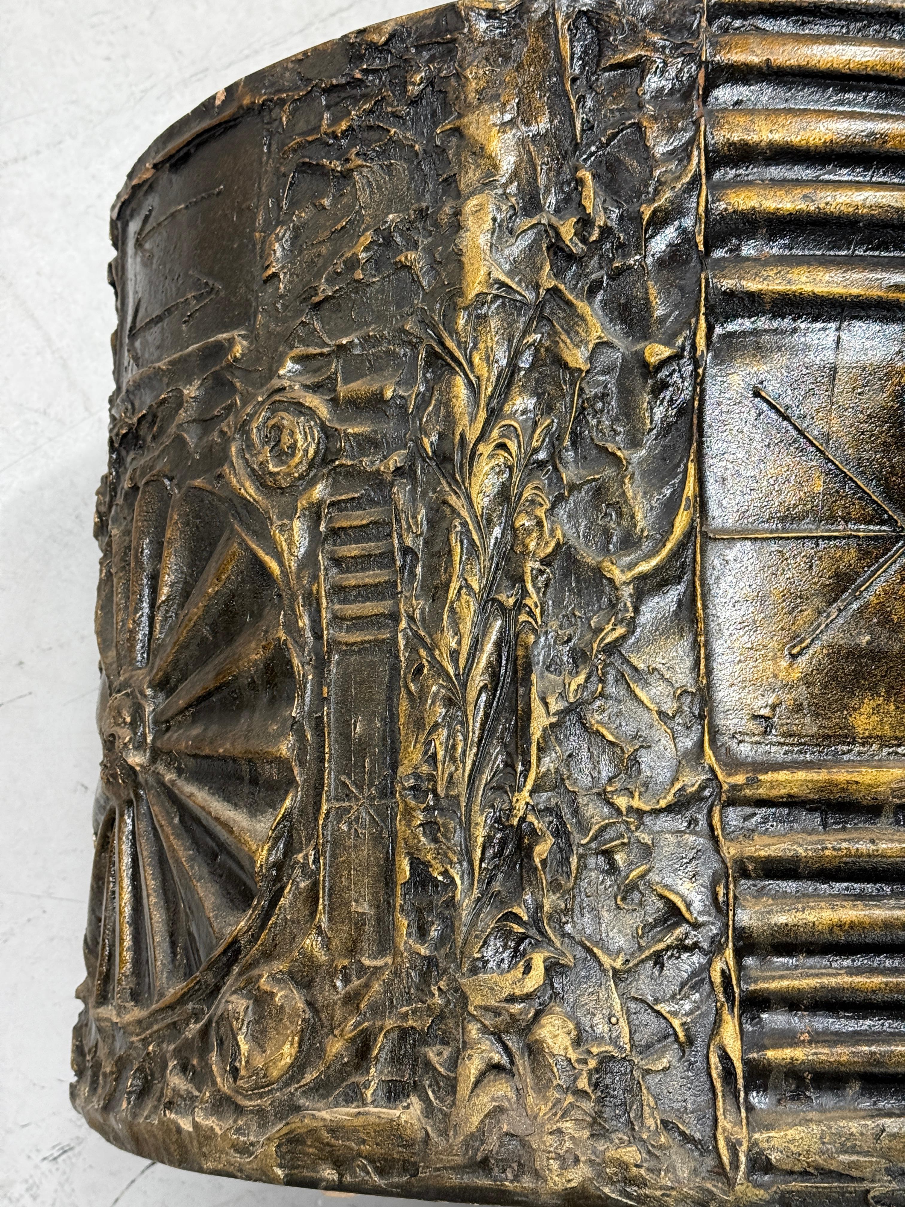 Coppia di tavoli da batteria brutalisti di Adrian Pearsall degli anni '70 in vendita 5