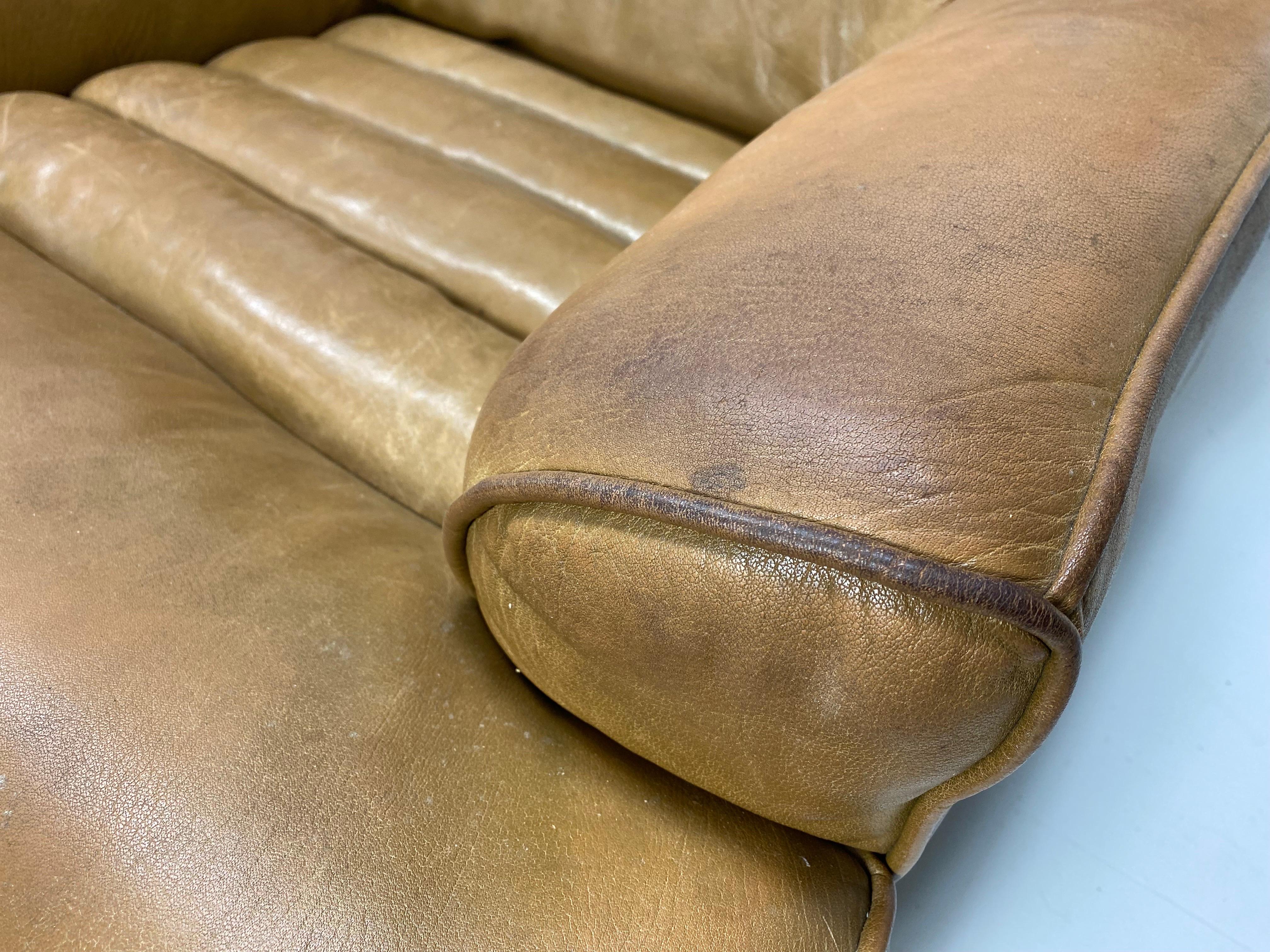 Pair of 1970s Arne Norell Leather Lounge Chairs For Sale 2