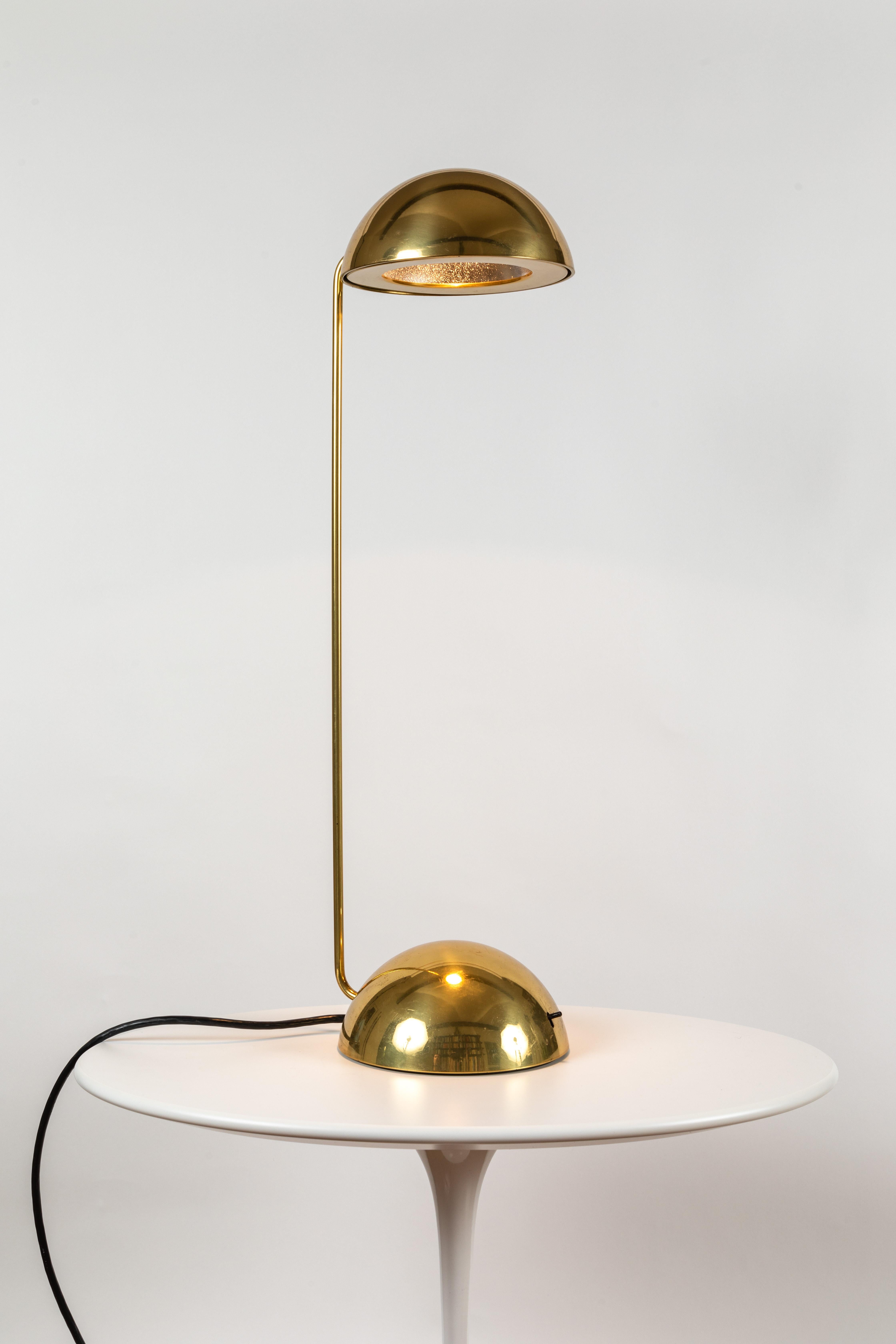 Pair of 1970s Barbieri & Marianelli Brass 'Bikini' Table Lamps for Tronconi 6