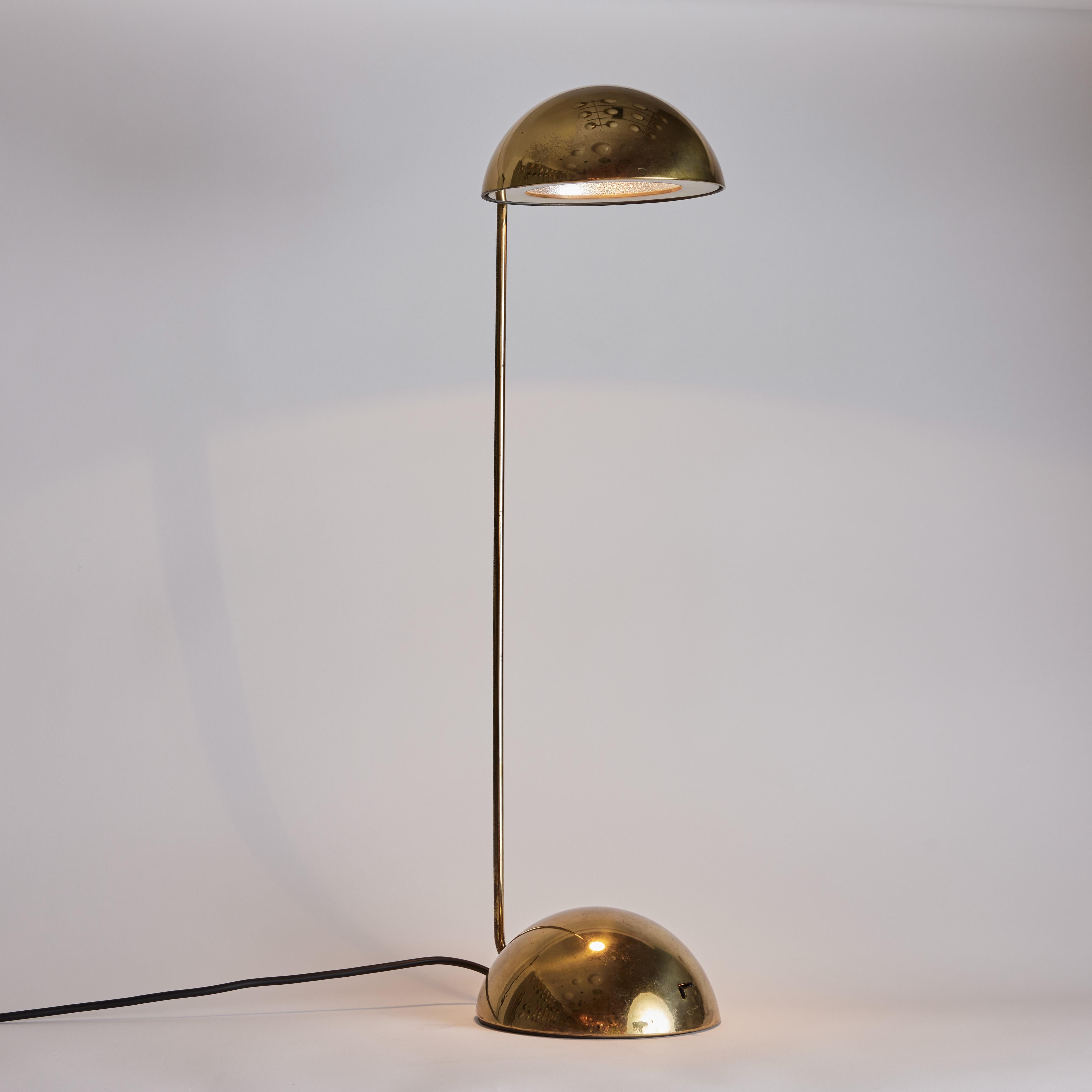 Mid-Century Modern Pair of 1970s Barbieri & Marianelli Brass 'Bikini' Table Lamps for Tronconi