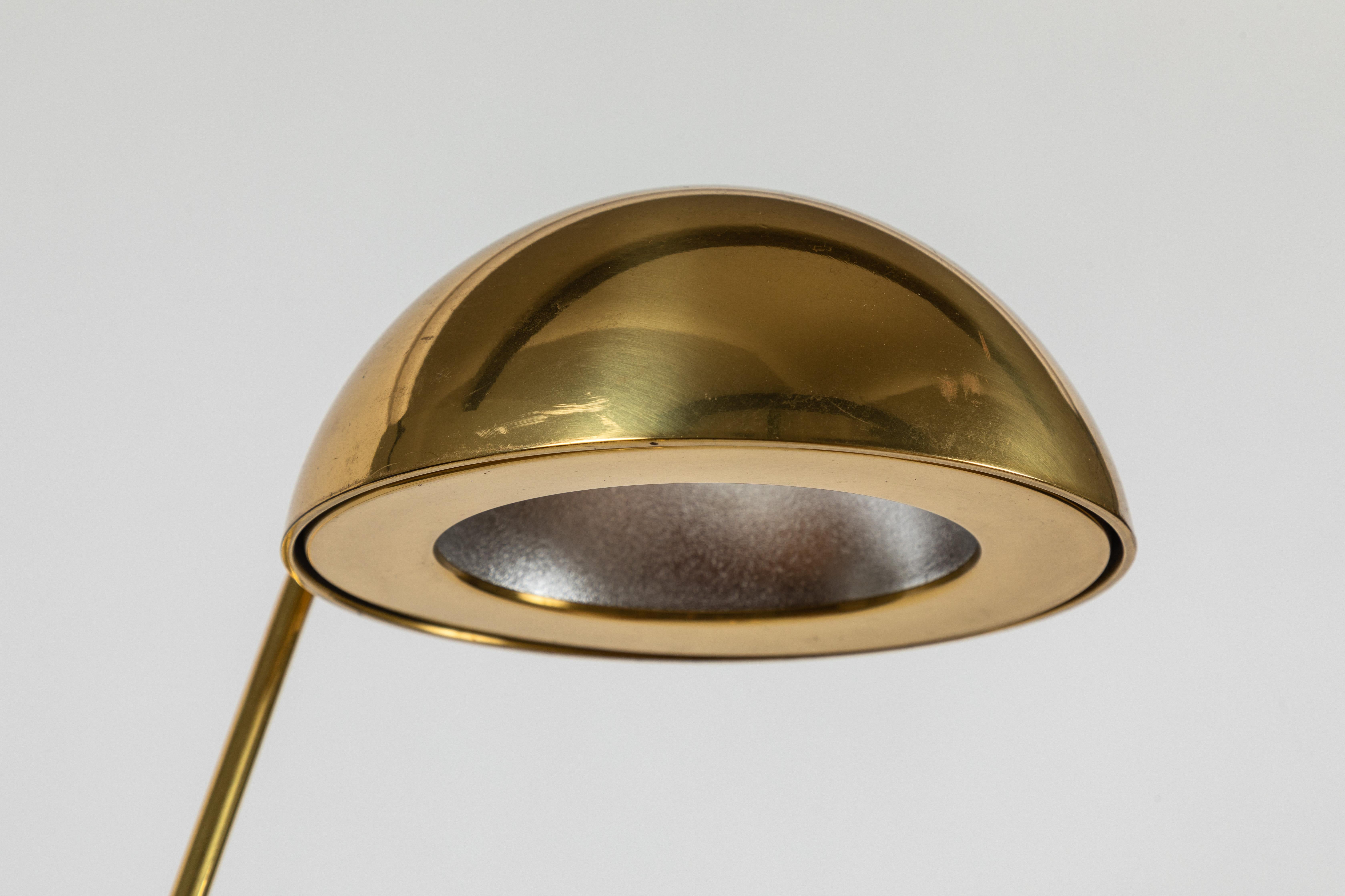 Late 20th Century Pair of 1970s Barbieri & Marianelli Brass 'Bikini' Table Lamps for Tronconi