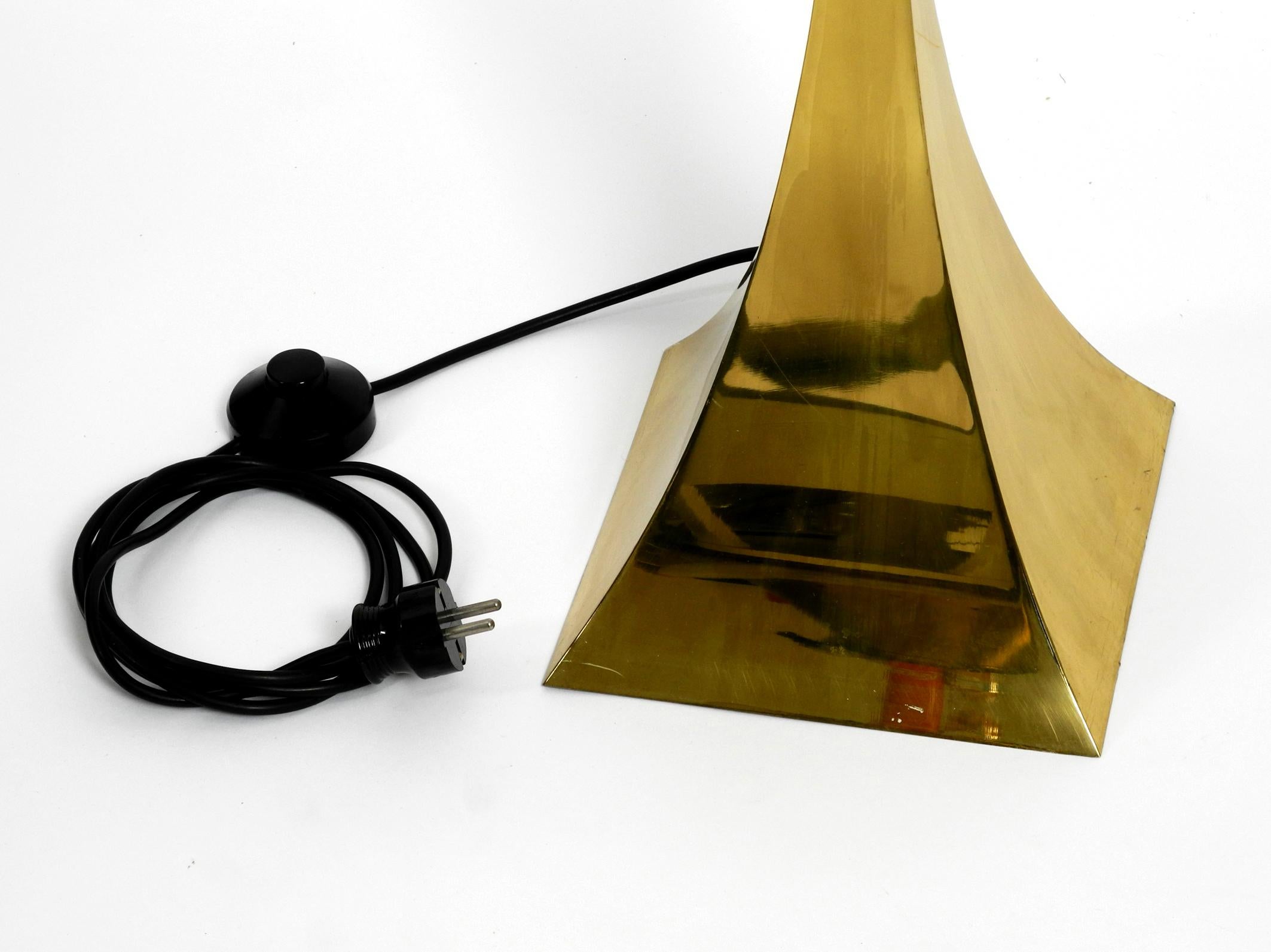Pair of 1970s Brass Floor Lamps by Tonello and Montagna Grillo for High Society For Sale 4