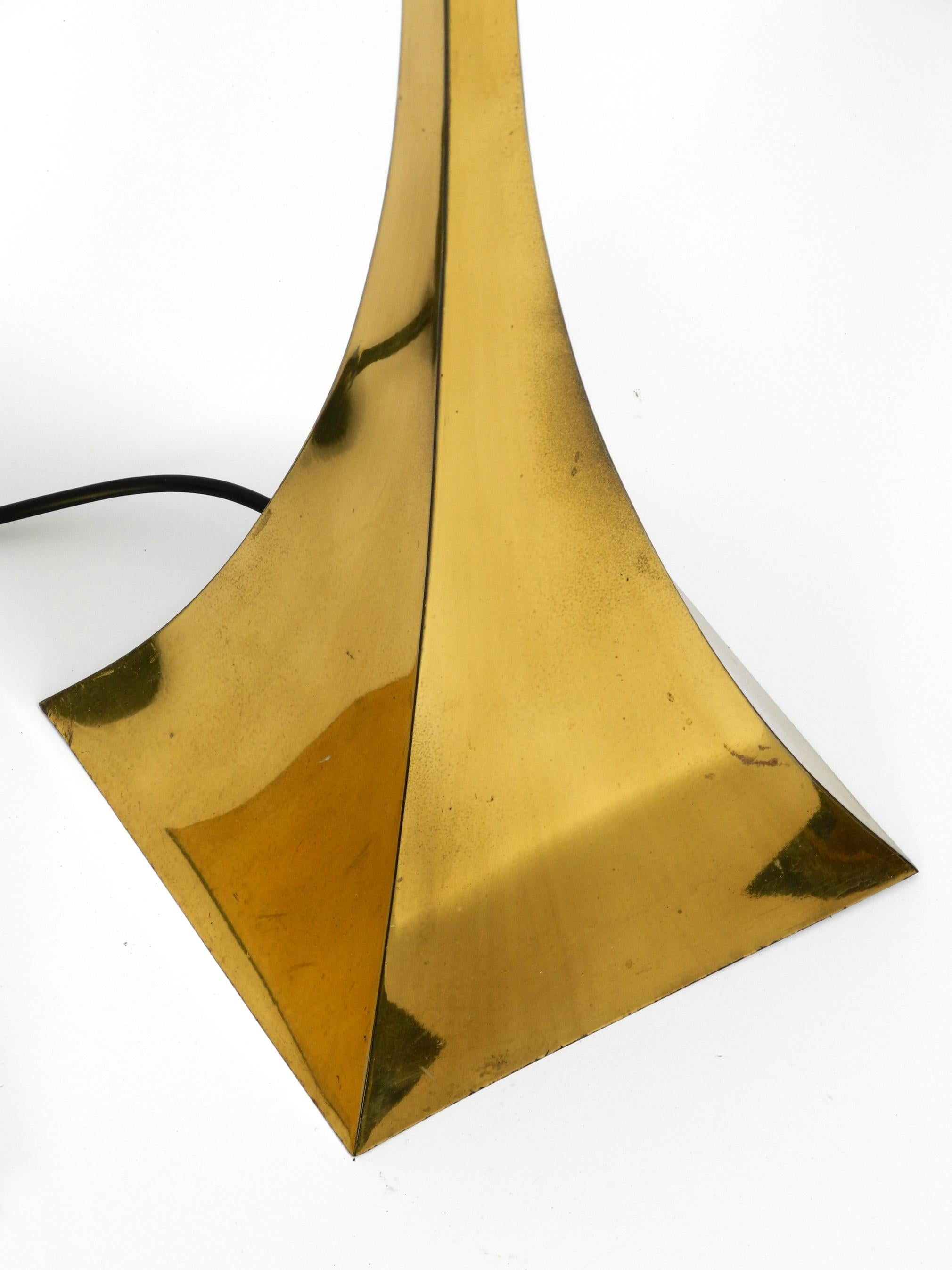 Pair of 1970s Brass Floor Lamps by Tonello and Montagna Grillo for High Society For Sale 3