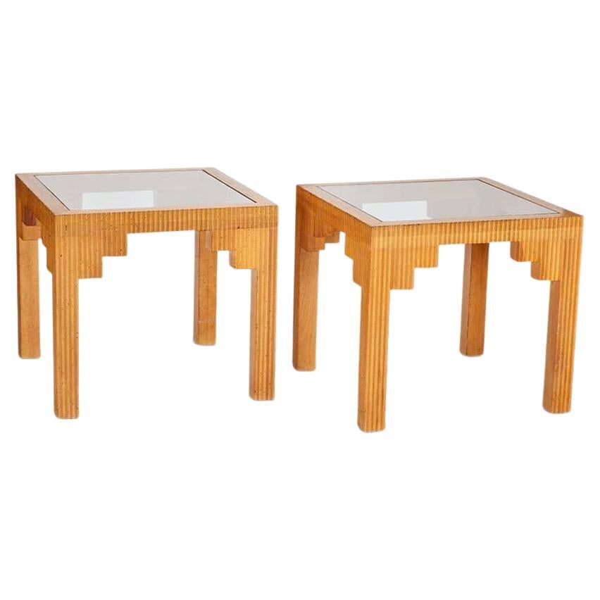 Pair of 1970s Chow Tables For Sale