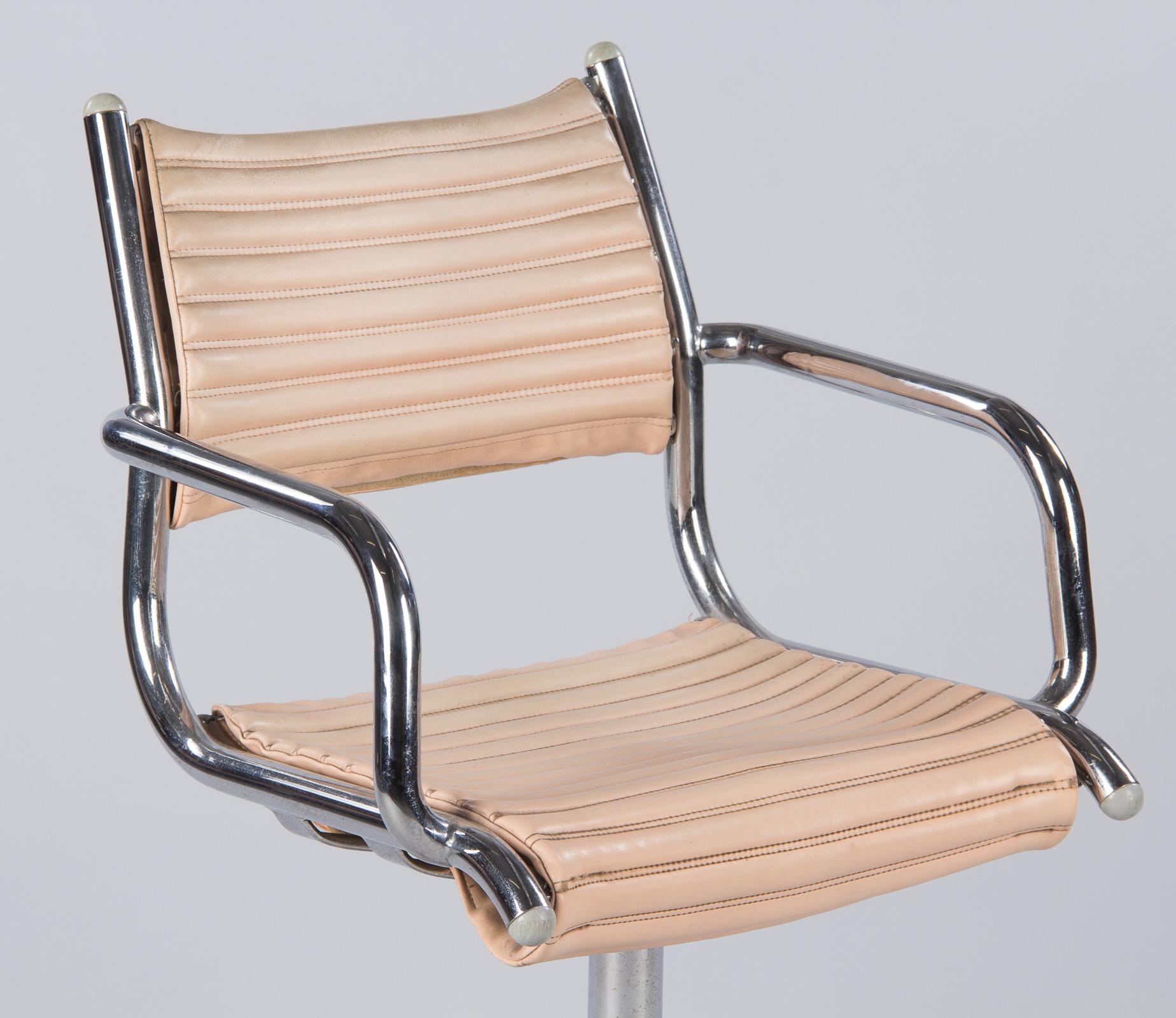 Pair of 1970s Chrome Armchairs by Olymp, Germany 2