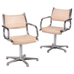 Pair of 1970s Chrome Armchairs by Olymp, Germany