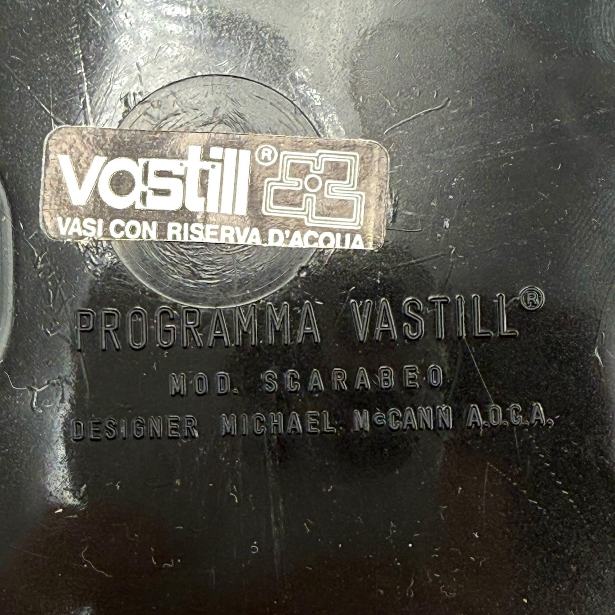 Coppia di fioriere modulari di design degli anni '70 di Micheal McCann per Vastill Italia in vendita 1