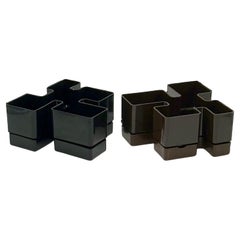 Vintage Pair of 1970s Design Modular Planters by Micheal McCann for Vastill Italy