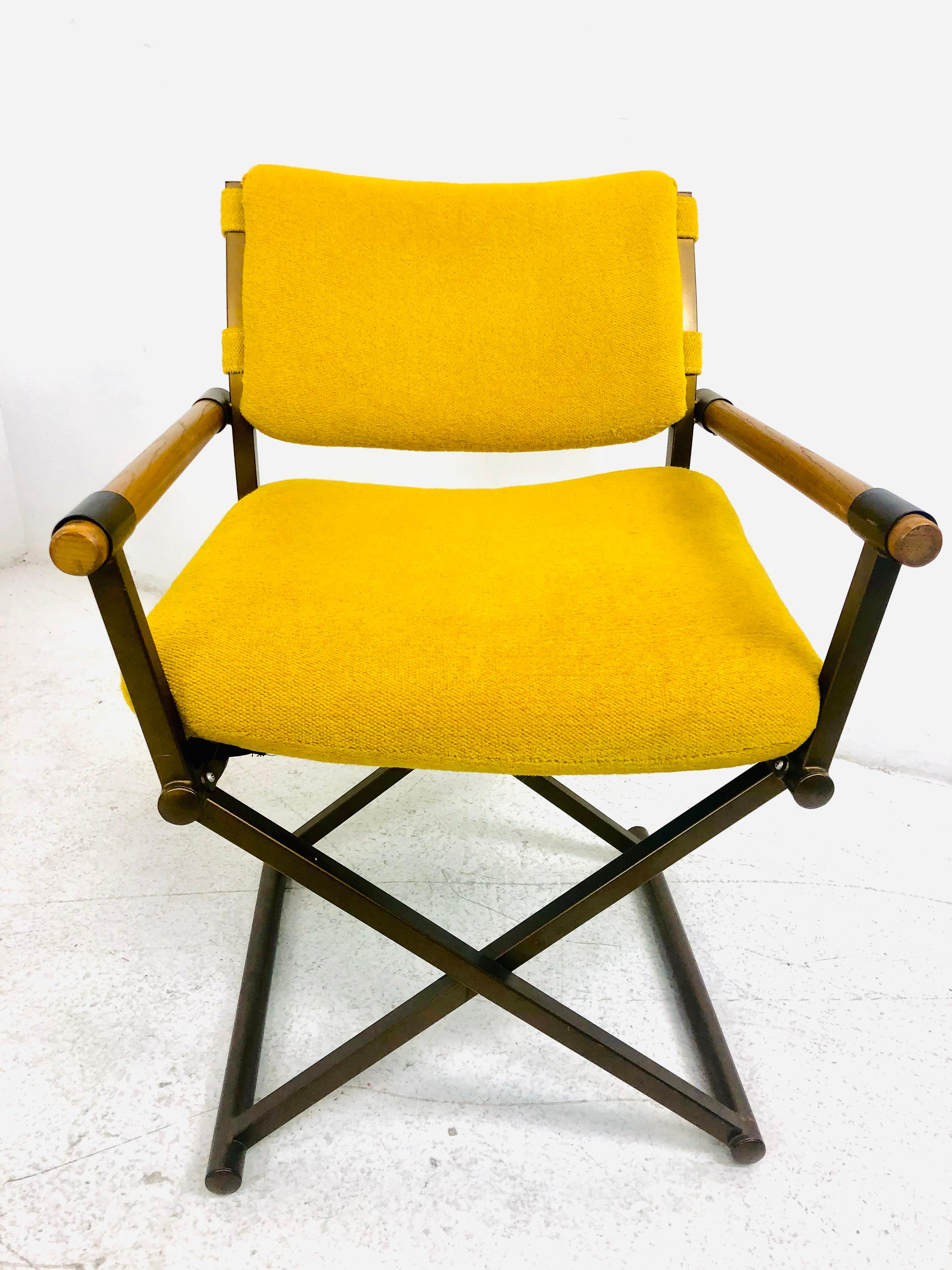 Pair of 1970s Director's Chairs in the Style of Milo Baughman 8