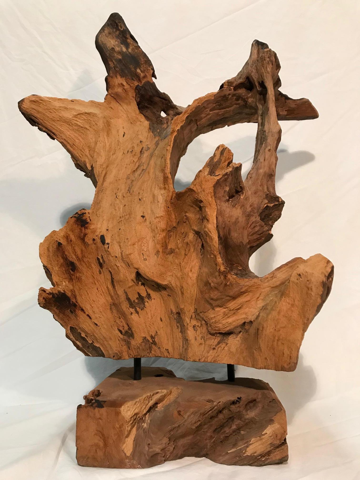 This pair adds interest and depth to any space. With their dynamic form that changes at every angle, these pieces can be seen from anywhere, from any perspective, and still be seen differently from onlooker to onlooker. Definitely a talking piece.