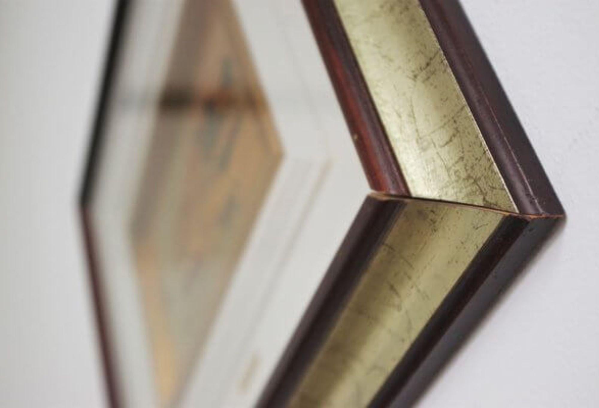 Paire de peintures à la feuille d'or des années 1970 par R. Pighetti - Italian Modern Art Masterpiec en vente 7