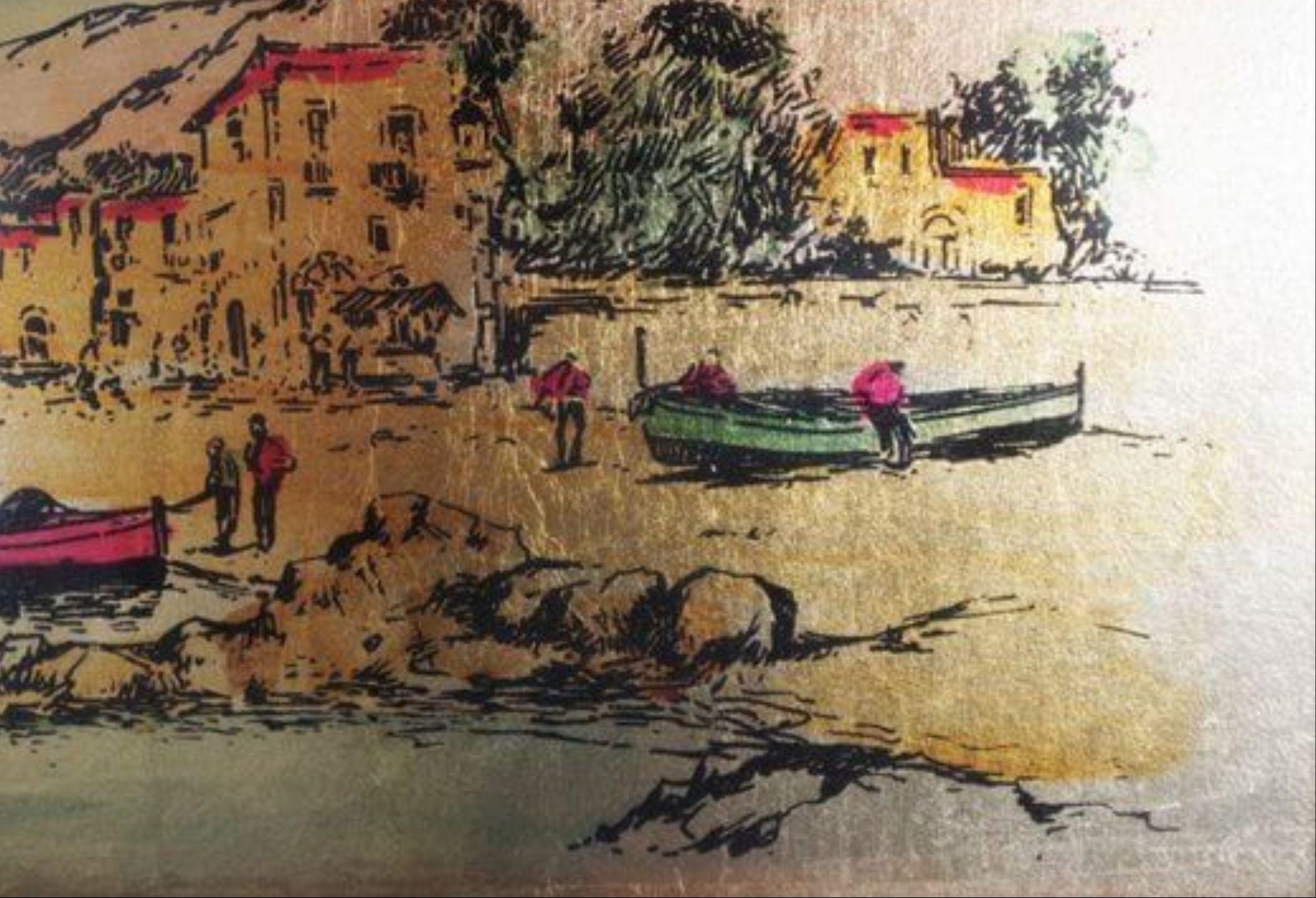 Paire de peintures à la feuille d'or des années 1970 de R. Pighetti - Chefs-d'œuvre de l'art moderne italien

Ajoutez un air de sophistication et de luxe à votre collection avec cette paire exquise de peintures à la feuille d'or de l'artiste italien