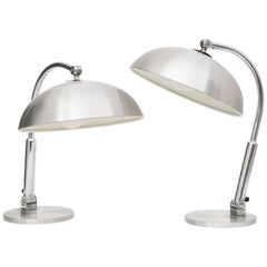 Pair of 1970s Hala Zeist Desk Lamps by H Busquet