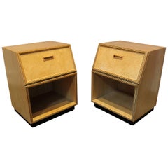 Pair of 1970s Henredon Scene Two Modern Nightstands after Milo Baughman