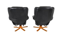 Pair of 1970s Hjellegjerde Mobler Recliners – Norwegian Design