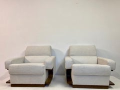Pair of 1970s Italian Lounge Chairs