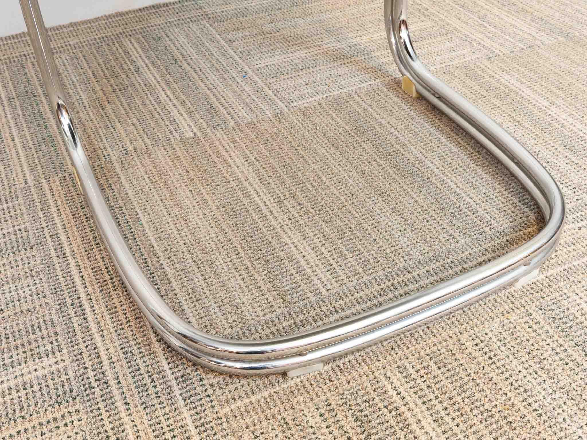Paire de chaises à manger Sabrina chromées des années 1970 par Gastone Rinaldi pour Rima 7
