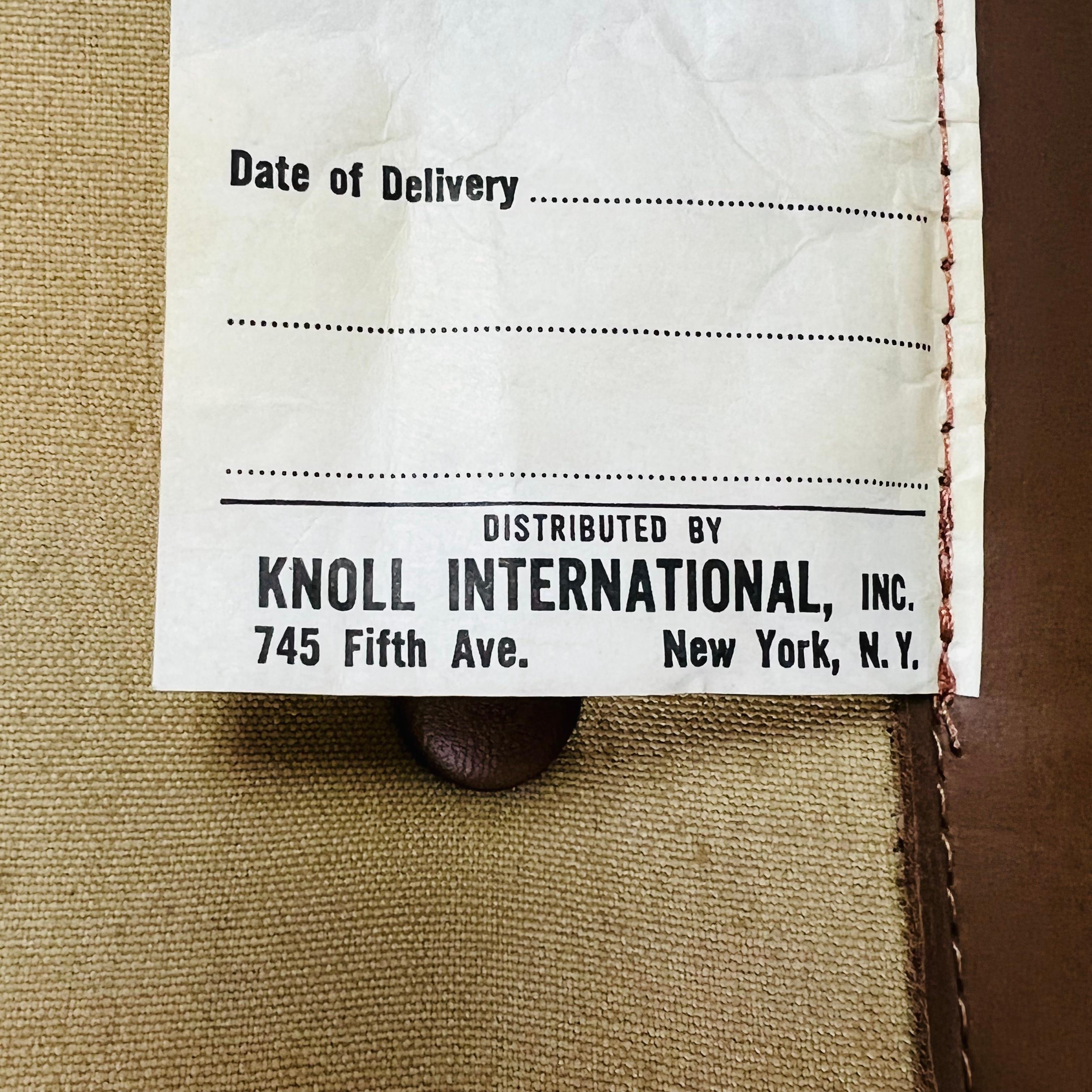 Pair of 1970's Knoll Barcelona Chairs 12