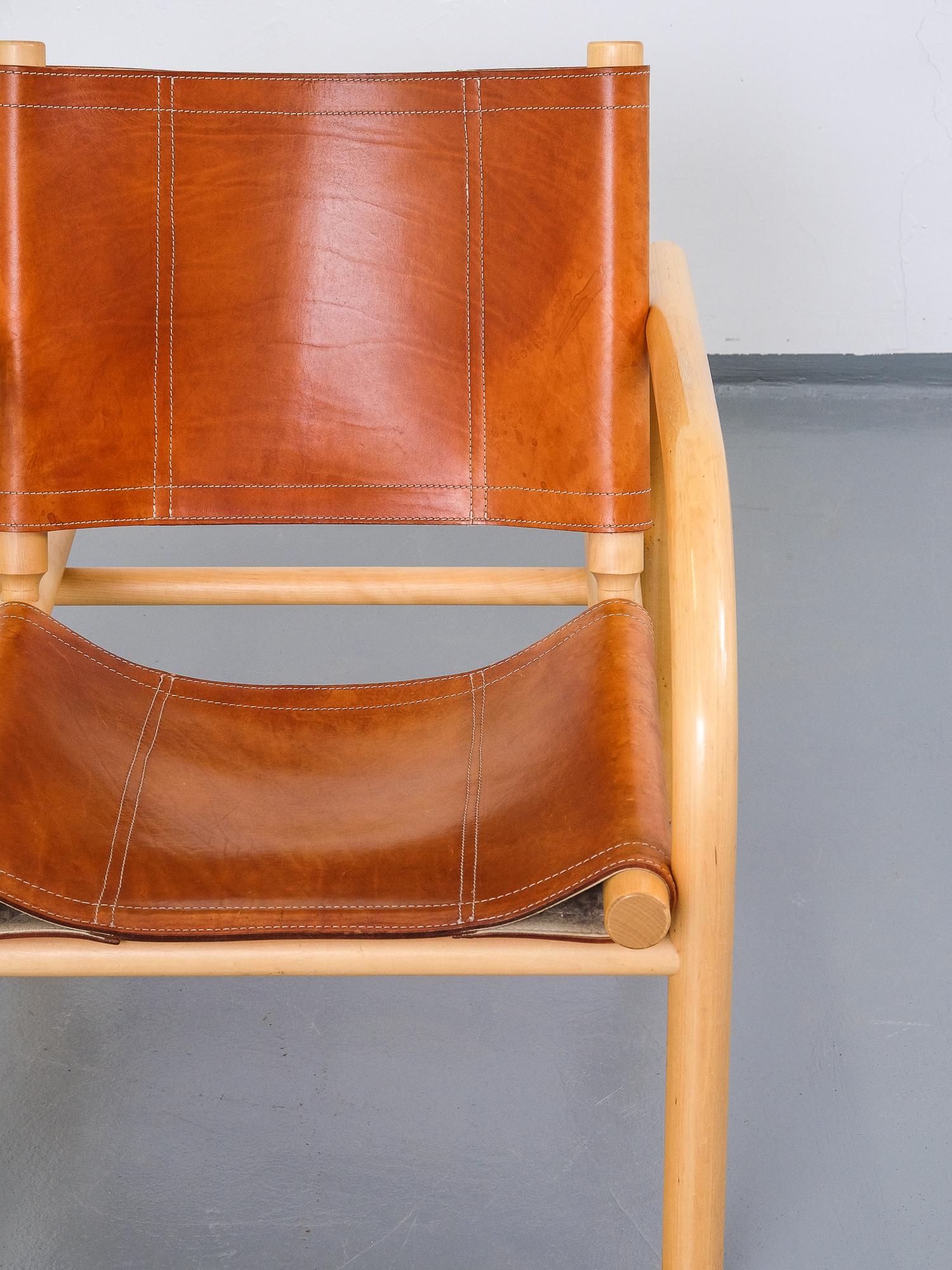 Late 20th Century Pair of 1970s Lounge Safari Chairs by Ben af Schultén for Artek