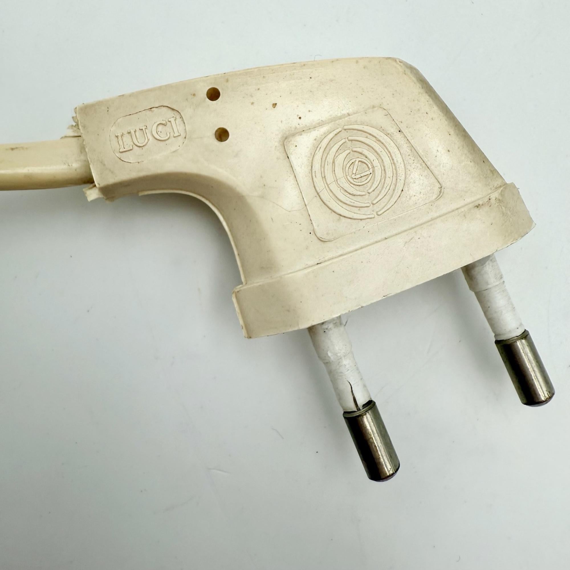 Paire de lampes de table Luene A Space Greene en métal vert des années 1970 en vente 2