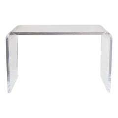 Pair of 1970s Lucite Tables