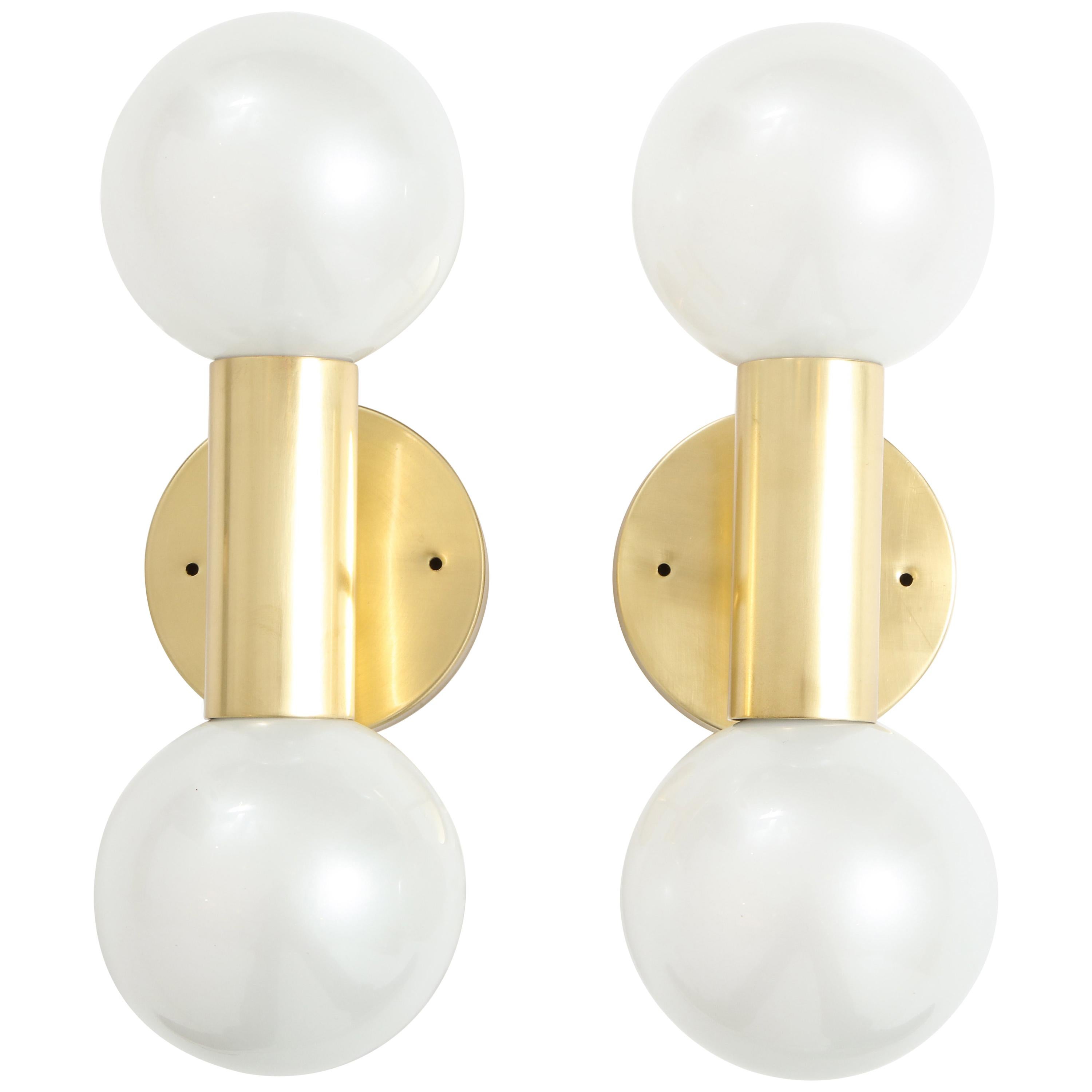 Pair of 1970s Midcentury Sconces by Staff For Sale