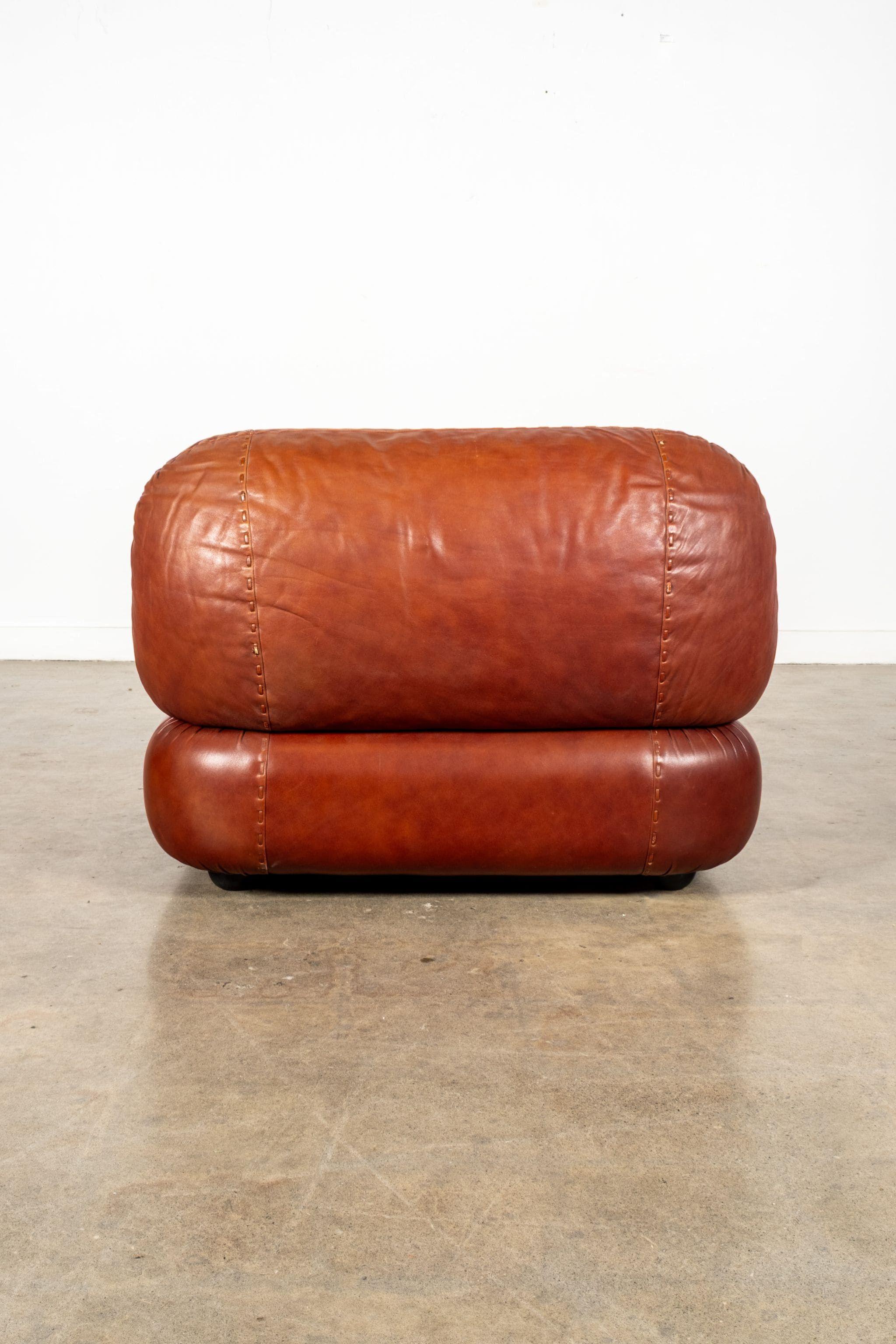 Pair of 1970s Mobil Girgi Sapporo Armchairs by Mario Marenco 1
