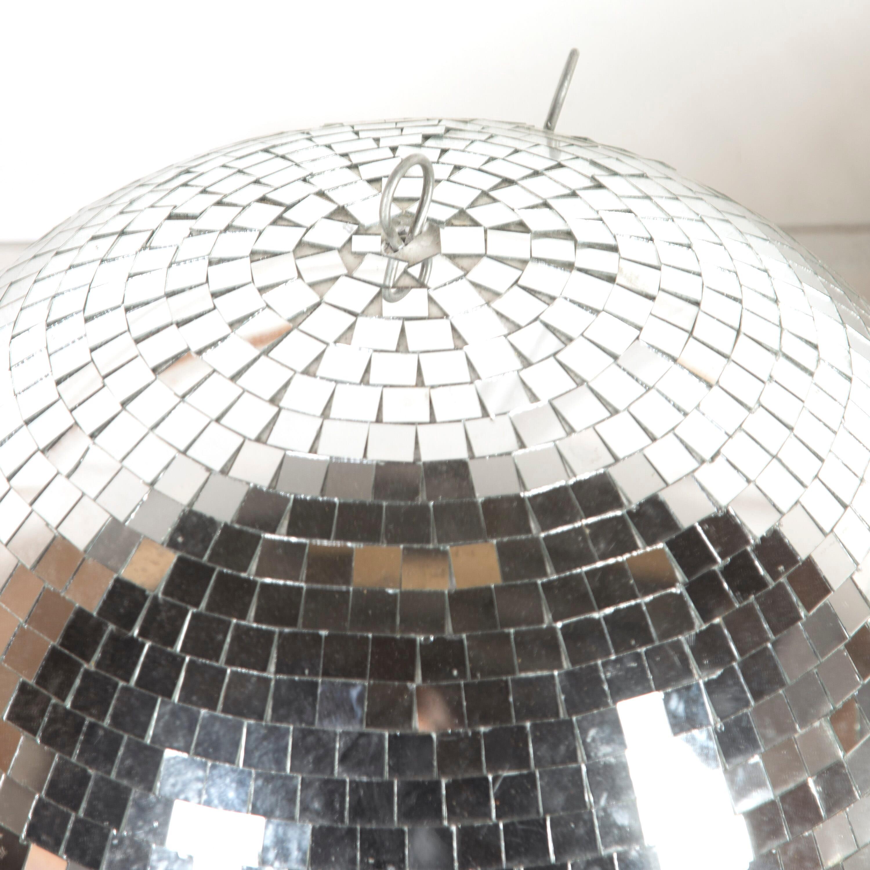 Mid-Century Modern Pair of 1970s Nightclub Disco Mirror Balls