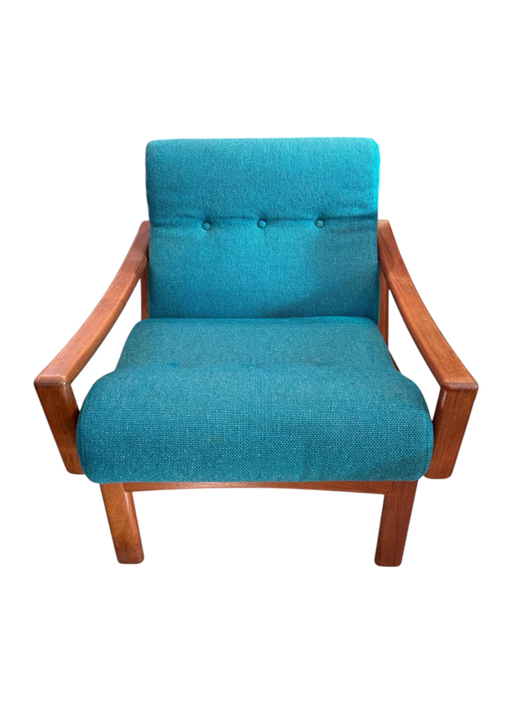 20th Century Pair of 1970s Original Glostrup Møbelfabrik Teak Lounge Chairs
