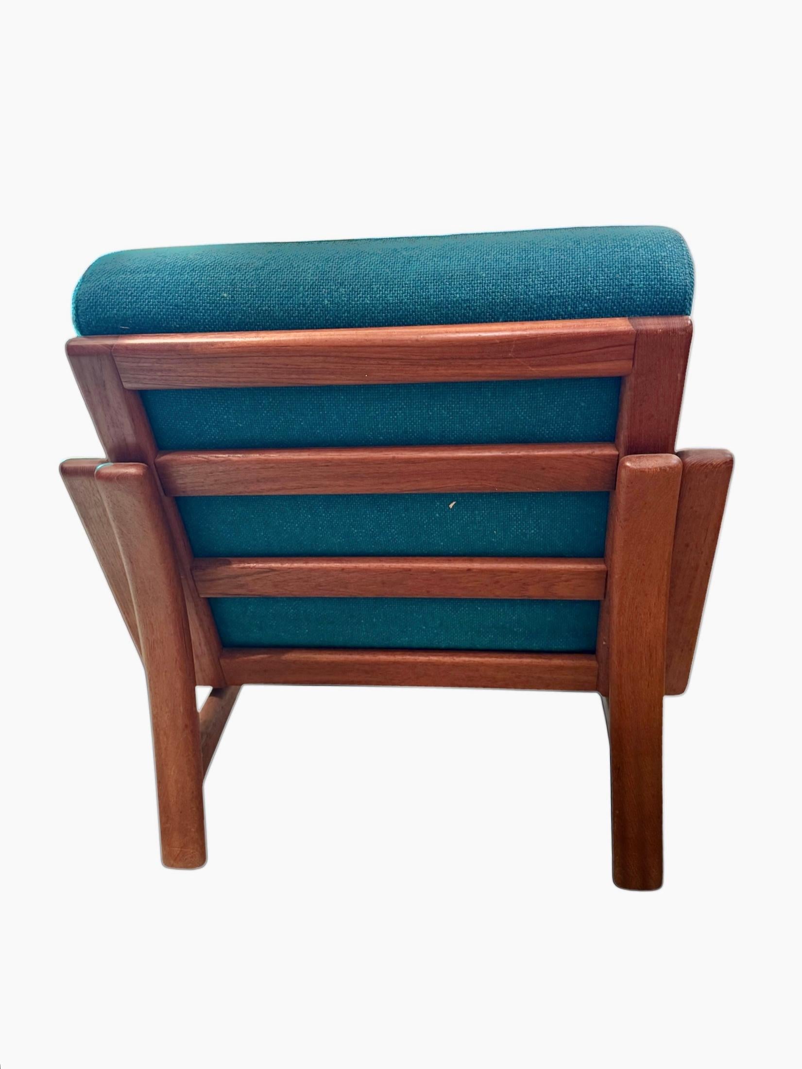 Pair of 1970s Original Glostrup Møbelfabrik Teak Lounge Chairs 2