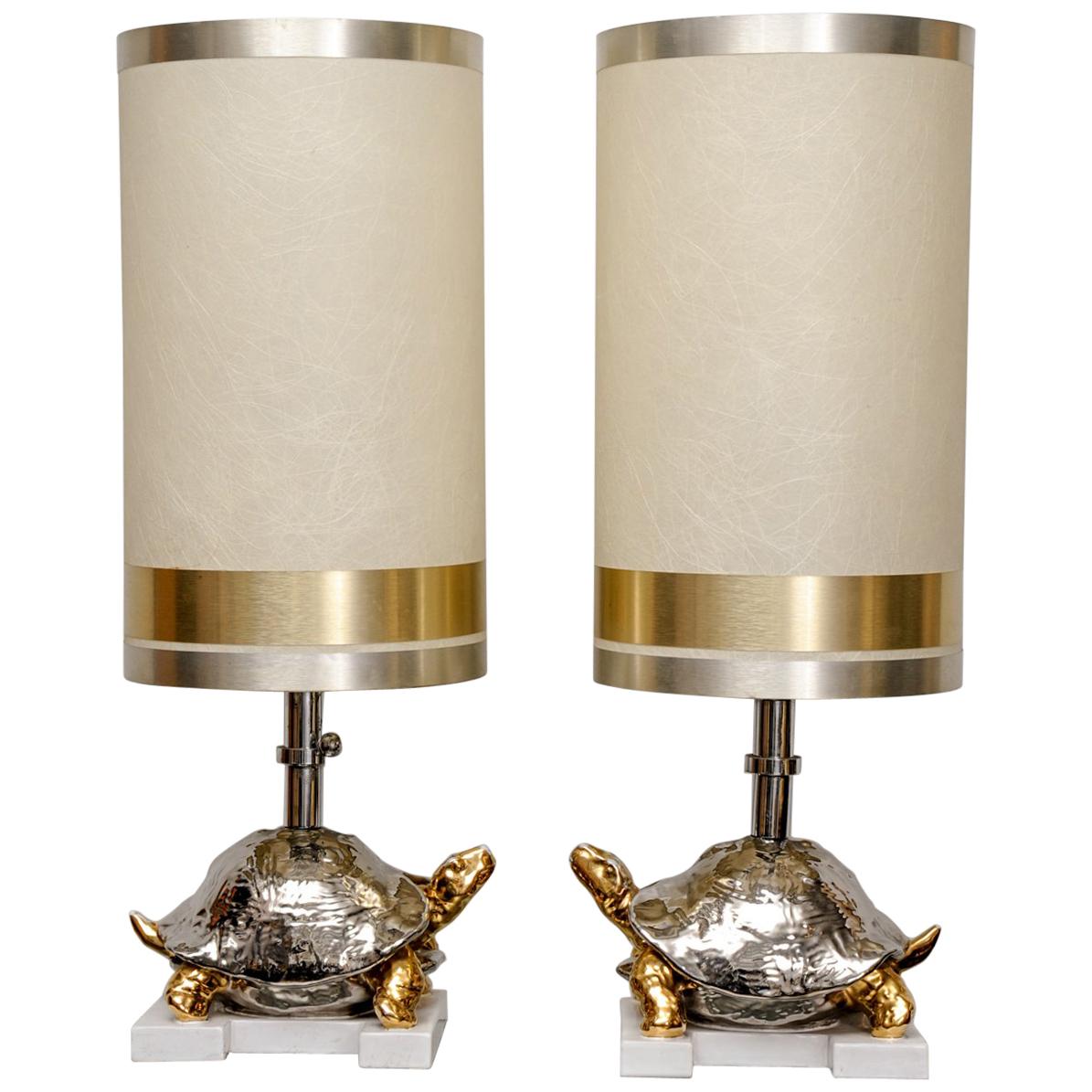 Pair of 1970s Pair of Lamps For Sale