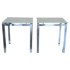 Used Pair of 1970s Postmodern Side Tables