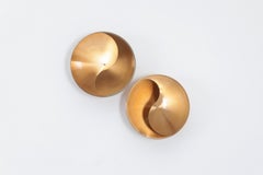 Pair of 1970's RAAK Yin Yang Copper Sconces by Hermian Sneyders De Vogel