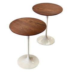 Pair of 1970’s Rosewood Knoll Saarinen Tulip Tables