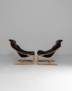 Pair Of 1970s Swedish Kroken Armchairs By Ake Fribyter For Nelo Möbel